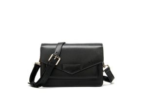 Noblag Luxury Women's  Leather Crossbody Shoulder Messenger Bag Black