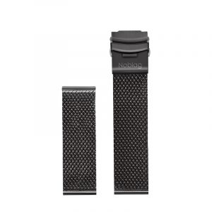The N-Classic De Noblag Luxury Men's Watch 38mm Black Dial Stainless Steel Mesh Bracelet Black 