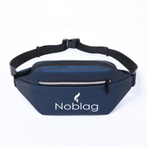 Noblag Best Luxury Waterproof Blue Waist Belt Bag Sling Bag Reflective Strip For Men & Women