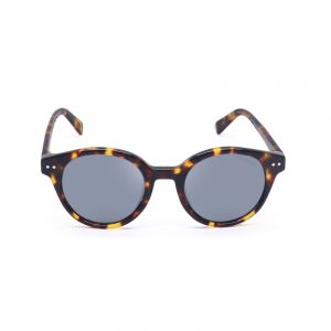 Greg Luxury Sunglasses Havana Acetate Frame Grey Nylon Lenses Unisex