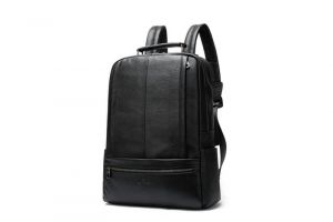 Noblag Luxury Waterproof Business Leather Laptop Backpack For Men