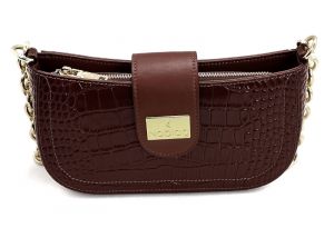 Lovitt Best Luxury Women's Shoulder Bags De Noblag Chestnut Genuine Leather