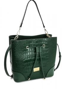 Lovitt Designer Leather Luxury Bucket Bags For Women De Noblag Green 