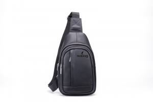 Noblag Diele Black Men's Crossbody Shoulder Bags Genuine Leather Chest Bags