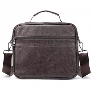 Luxury Mex De Noblag Men's Leather Messenger Bags Crossbody  Coffee Shoulder Bags
