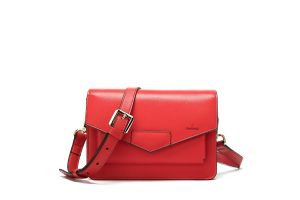 Noblag Luxury Women's Leather Crossbody Shoulder Messenger Red Bag 