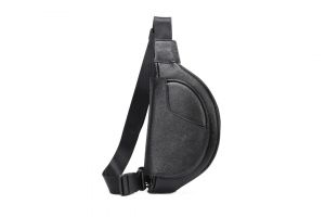 Noblag Luxury Best Black Sling Backpack Bag Soft Leather For Men & Women