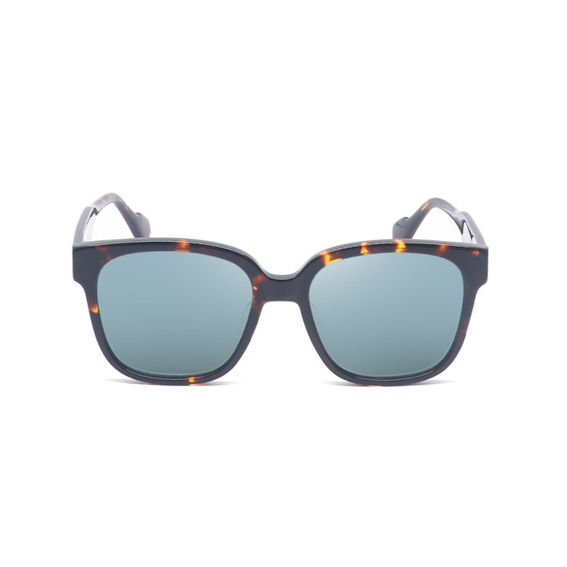 Zen Large Unisex Sunglasses Dark Havana Nylon Lenses|Noblag display picture 3