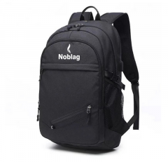 Noblag Sports Bag Backpack With String Ball Compartment USB Port Charging