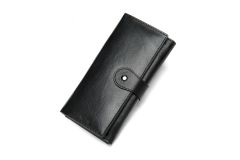 Noblag Women’s Designer Black Leather Wallet & Small Accessories
