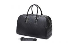 Noblag Luca Large Capacity Men's Luggage Travel Black Duffel Bag Weekender  