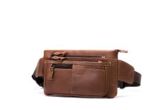 Noblag Perfect Coffee Leather Belt Bags Sling Shoulder Bag For Men 
