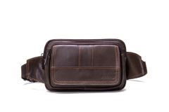 Noblag Cade Wear It  As A crossbody Coffee Leather Belt Bags Unisex