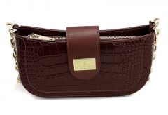 Lovitt Best Women's Shoulder Bags De Noblag Chestnut Genuine Leather