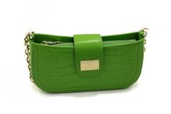 Noblag Designer Women's Shoulder Bags Lovitt Green Leather