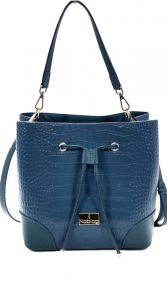 Lovitt Medium Bucket Bags For Women De Noblag Genuine Leather Sky Blue Bags