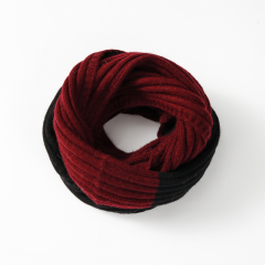 Noblag Fashionable Double Color Warm Knitted Scarf Unisex