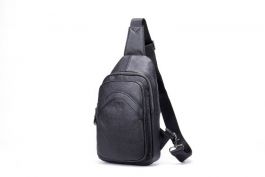 Dan Luxury Men's Crossbody Shoulder Bags Sling Chest Bags Black | Noblag